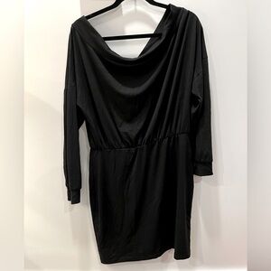 Black Off-the-Shoulder Dress